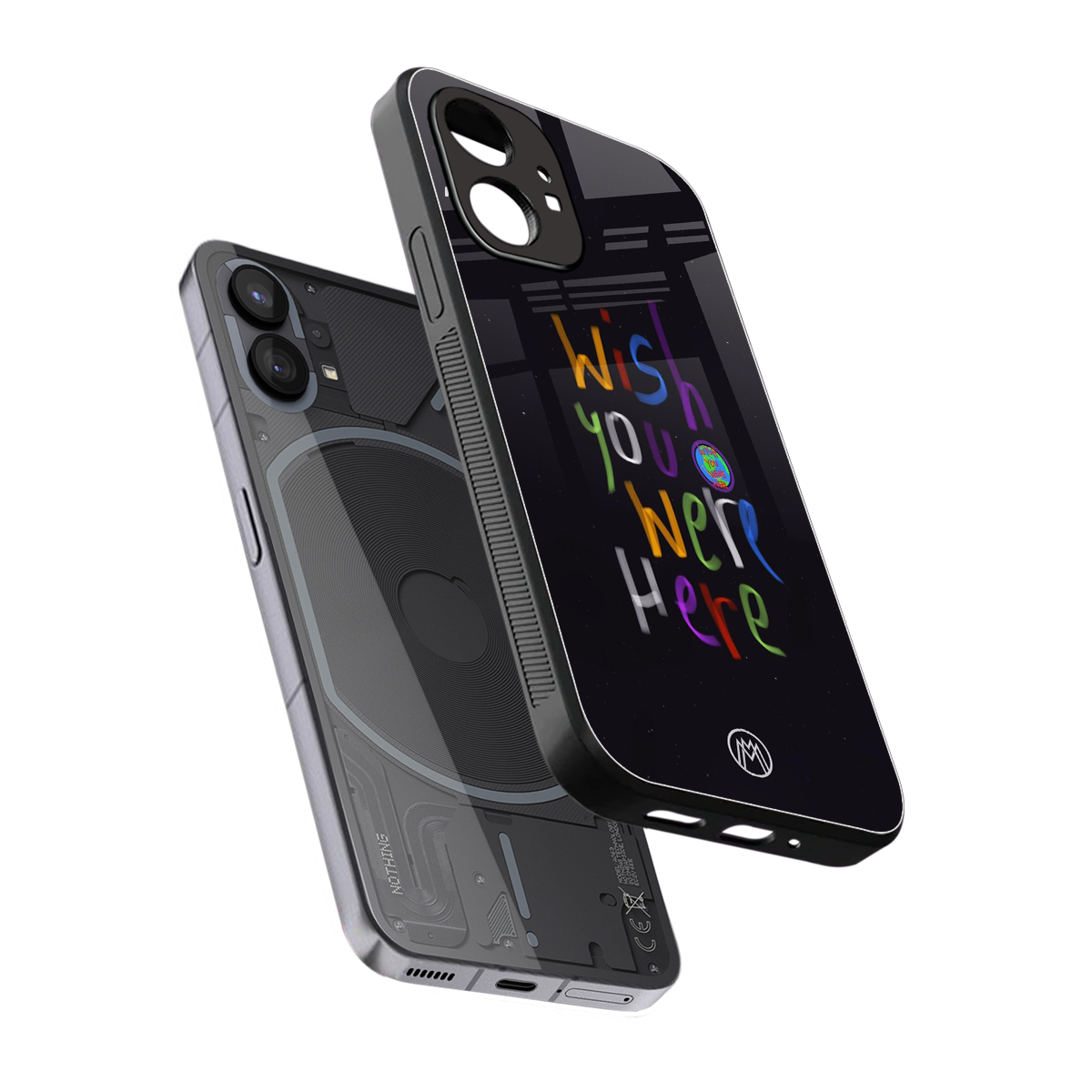 wish you were here back phone cover | glass case for nothing phone 1