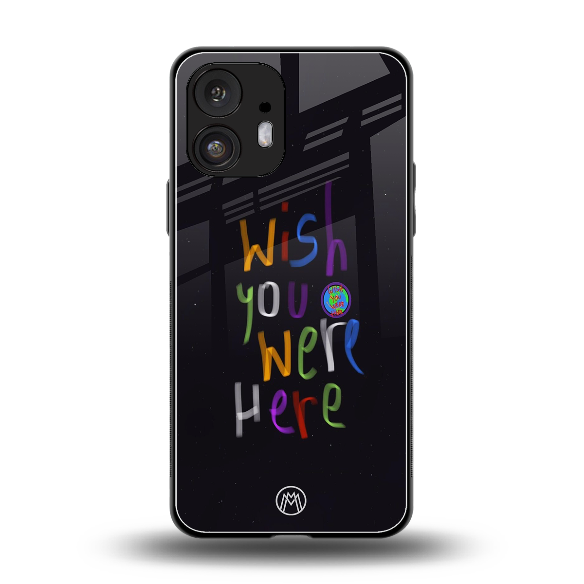 wish you were here back phone cover | glass case for nothing phone 2