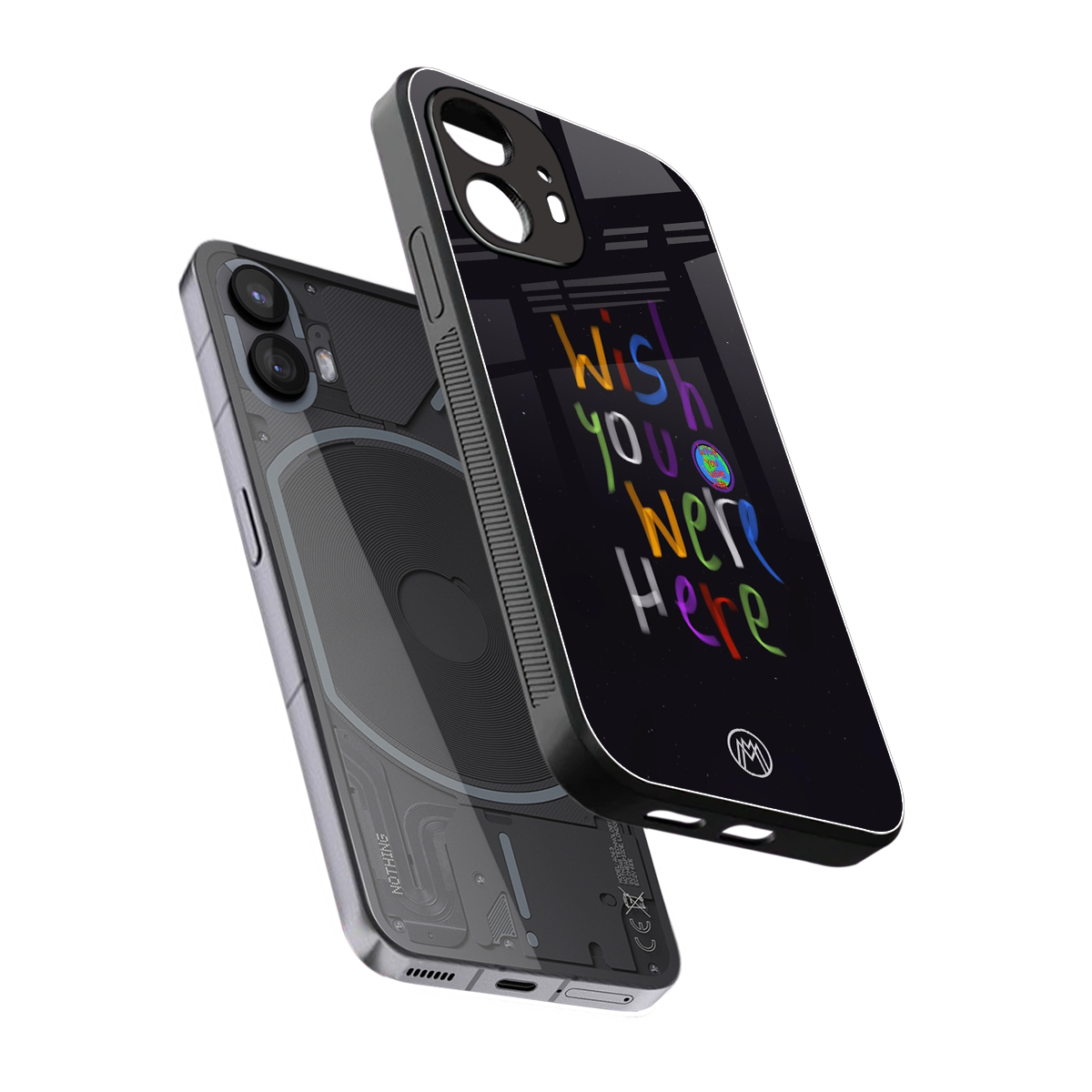 wish you were here back phone cover | glass case for nothing phone 2