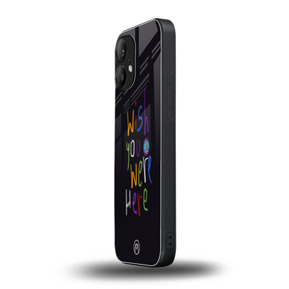 wish you were here back phone cover | glass case for nothing phone 2