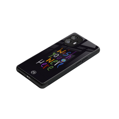 wish you were here back phone cover | glass case for nothing phone 2