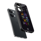wish you were here back phone cover | glass case for oneplus nord 3