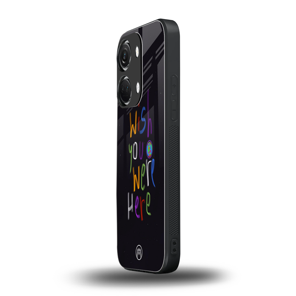 wish you were here back phone cover | glass case for oneplus nord 3