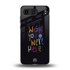 wish you were here back phone cover | glass case for oneplus nord 4