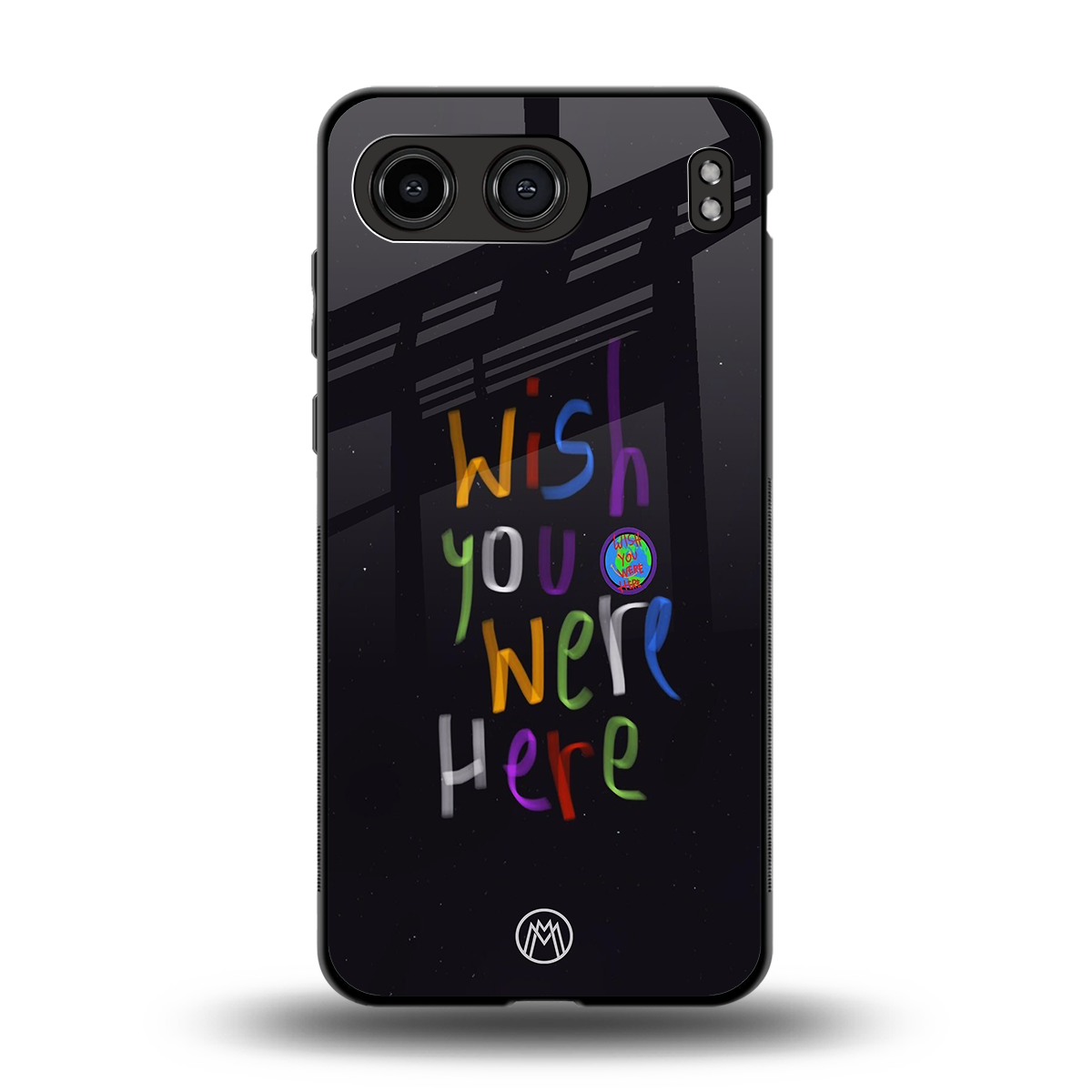 wish you were here back phone cover | glass case for oneplus nord 4