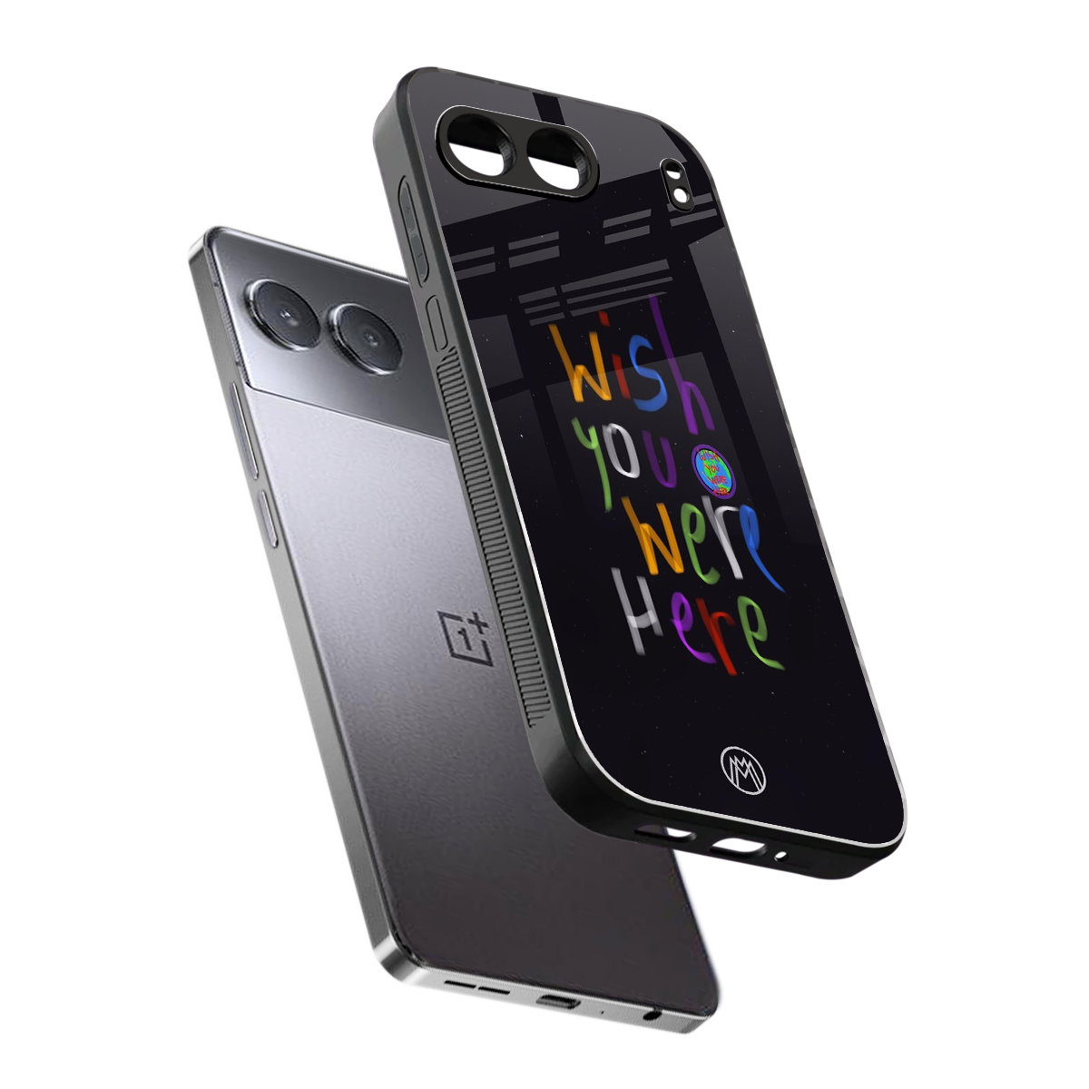 wish you were here back phone cover | glass case for oneplus nord 4