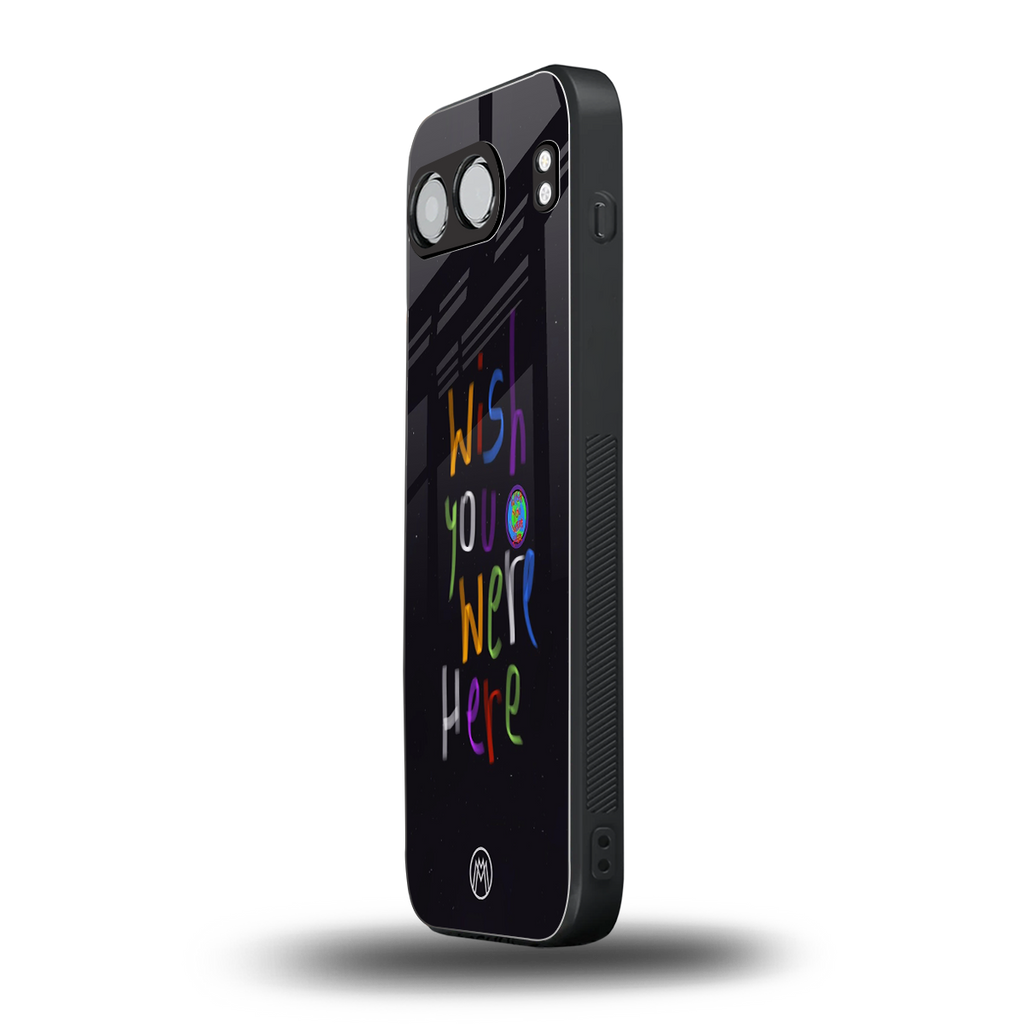 wish you were here back phone cover | glass case for oneplus nord 4