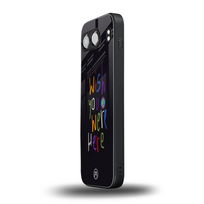 wish you were here back phone cover | glass case for oneplus nord 4