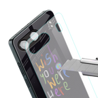 wish you were here back phone cover | glass case for oneplus nord 4