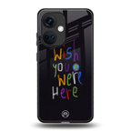 wish you were here back phone cover | glass case for oneplus nord ce 3