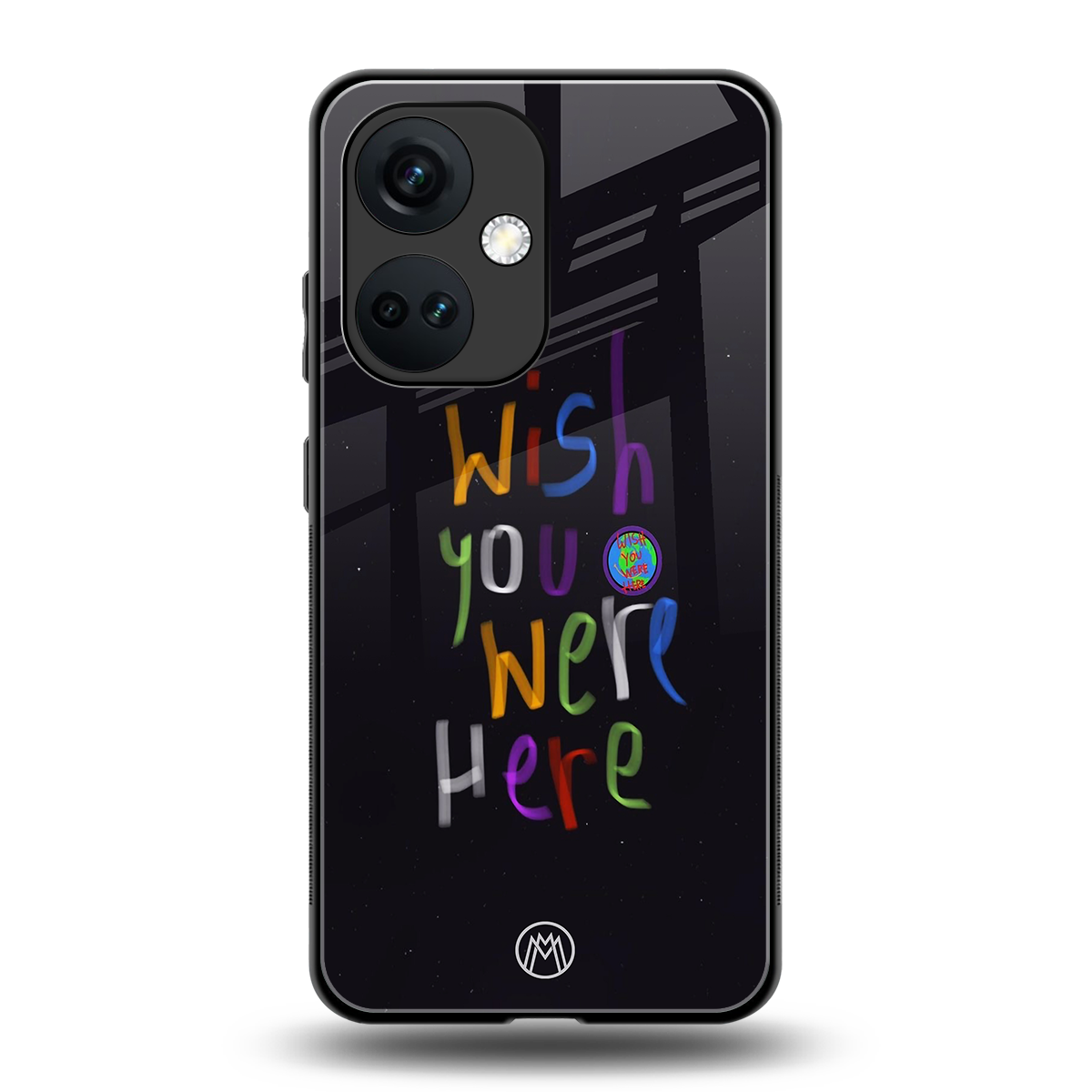 wish you were here back phone cover | glass case for oneplus nord ce 3
