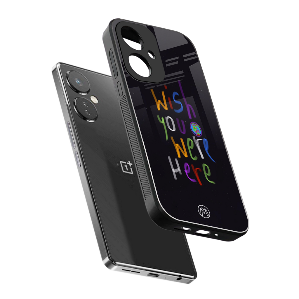 wish you were here back phone cover | glass case for oneplus nord ce 3