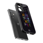 wish you were here back phone cover | glass case for oneplus nord ce 3