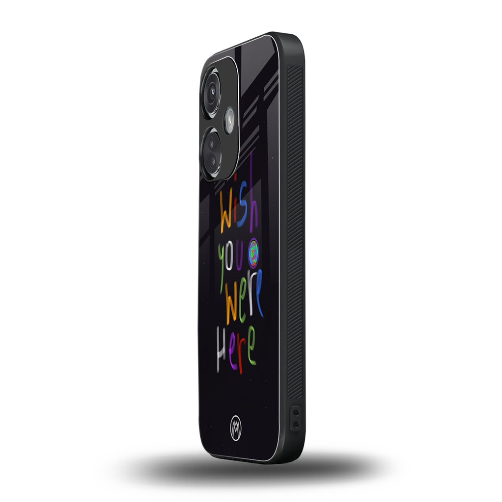 wish you were here back phone cover | glass case for oneplus nord ce 3