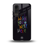 wish you were here back phone cover | glass case for oneplus nord ce 4 lite