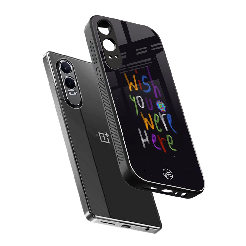 wish you were here back phone cover | glass case for oneplus nord ce 4 lite