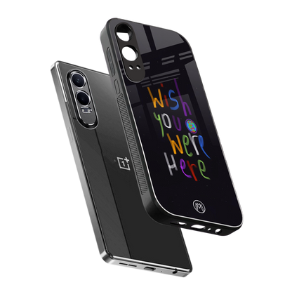 wish you were here back phone cover | glass case for oneplus nord ce 4 lite
