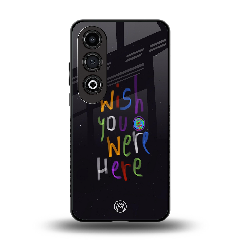 wish you were here back phone cover | glass case for oneplus nord ce 4