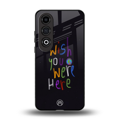wish you were here back phone cover | glass case for oneplus nord ce 4