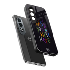 wish you were here back phone cover | glass case for oneplus nord ce 4