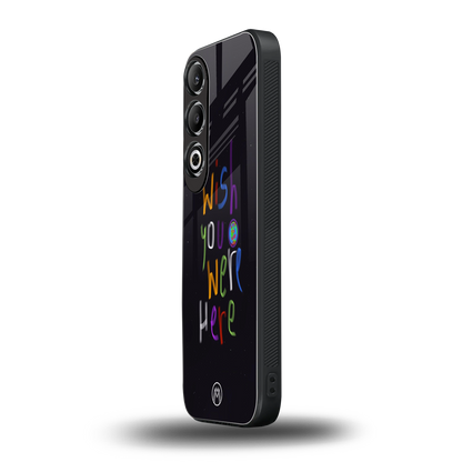 wish you were here back phone cover | glass case for oneplus nord ce 4