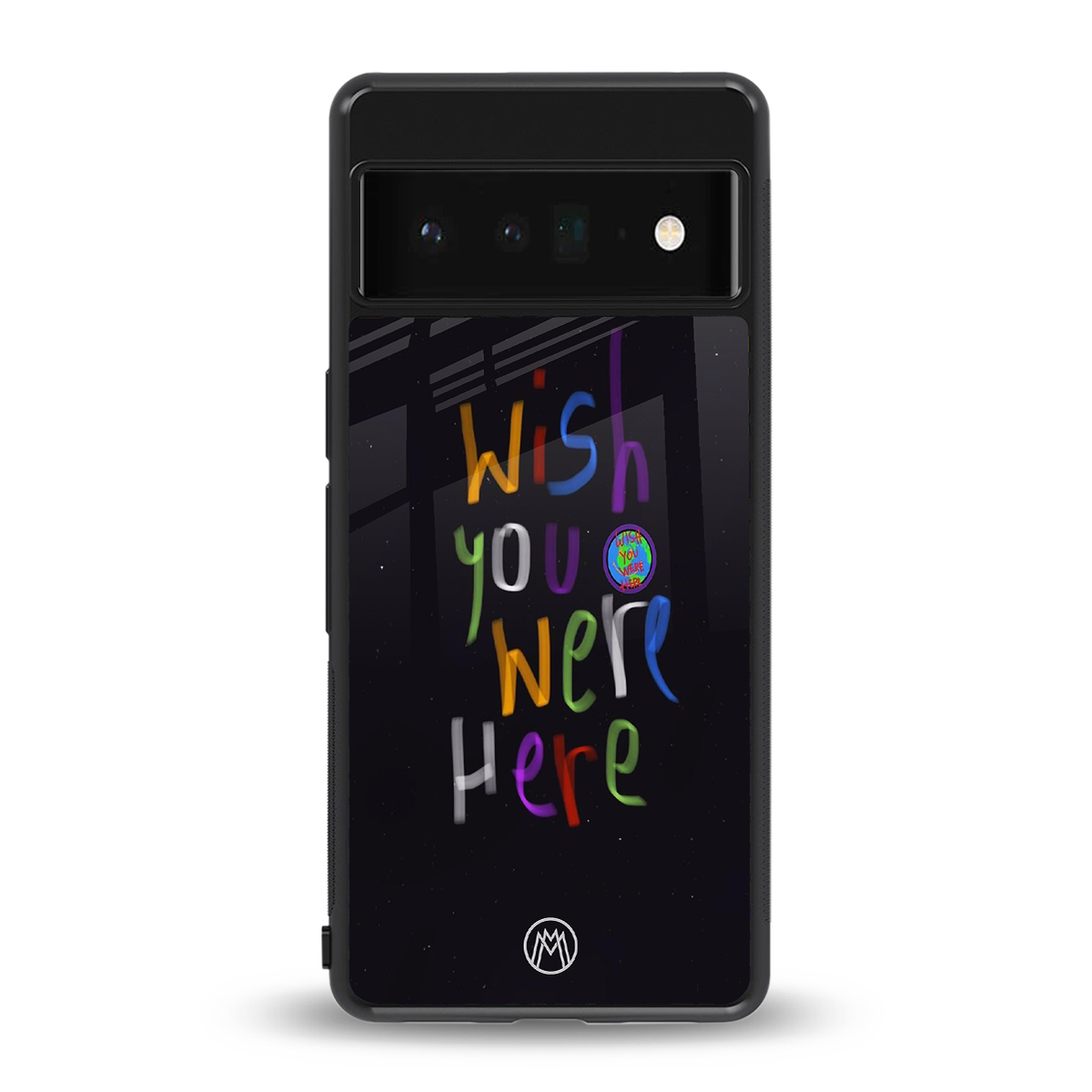 wish you were here back phone cover | glass case for google pixel 6 pro