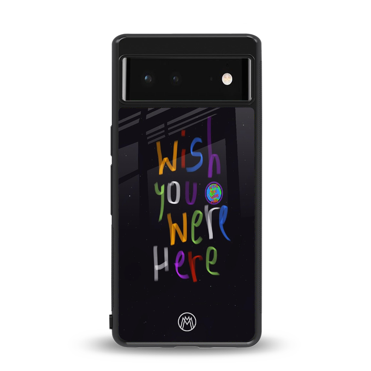 wish you were here back phone cover | glass case for google pixel 6