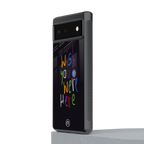 wish you were here back phone cover | glass case for google pixel 6
