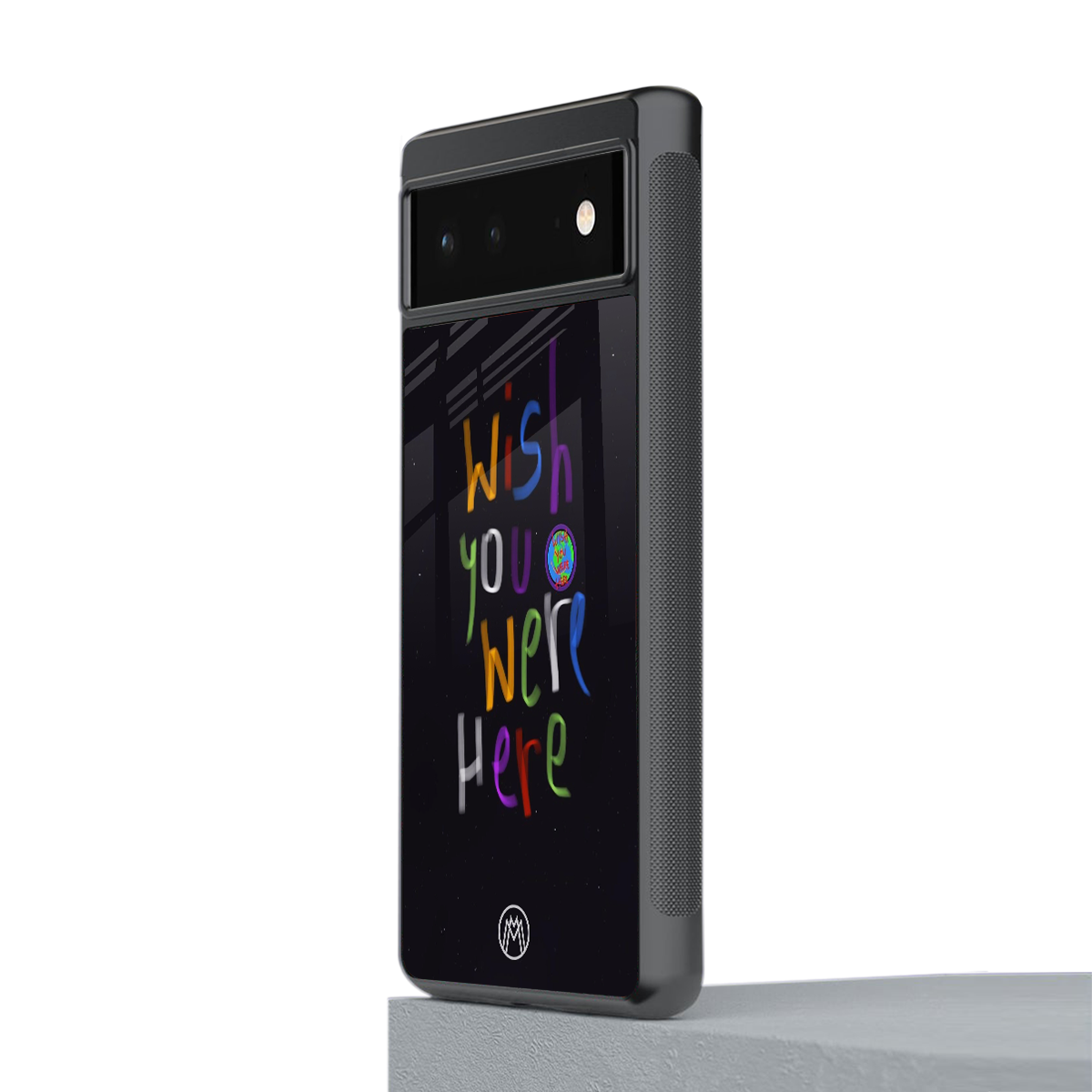 wish you were here back phone cover | glass case for google pixel 6