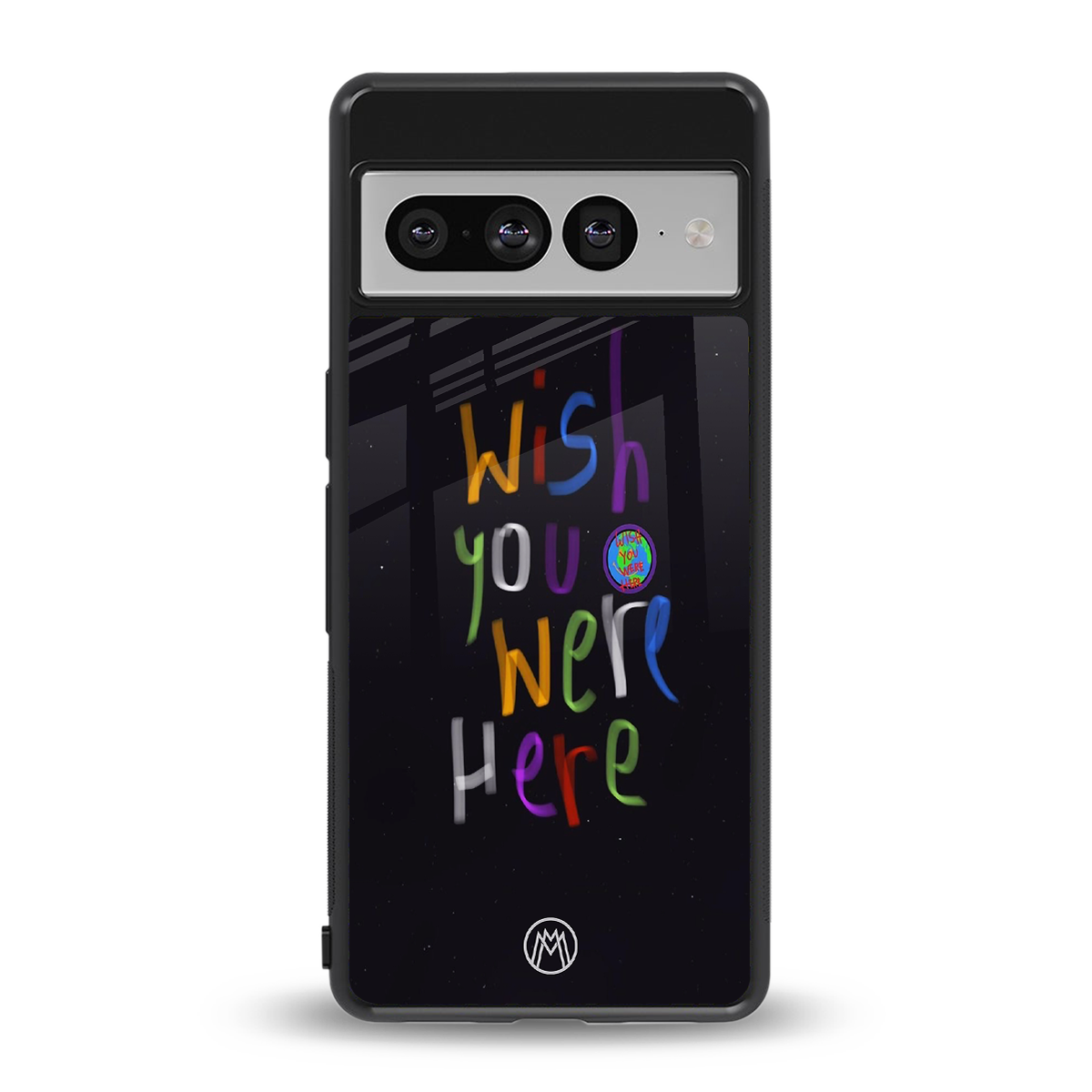 wish you were here back phone cover | glass case for google pixel 7 pro