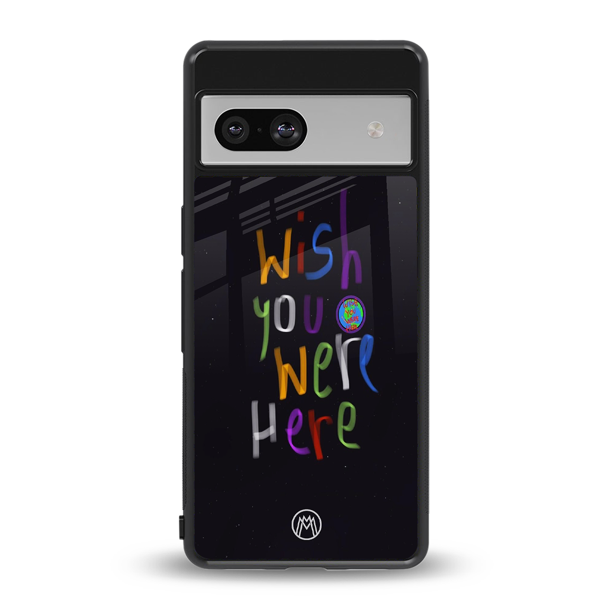 wish you were here back phone cover | glass case for Google Pixel 7A