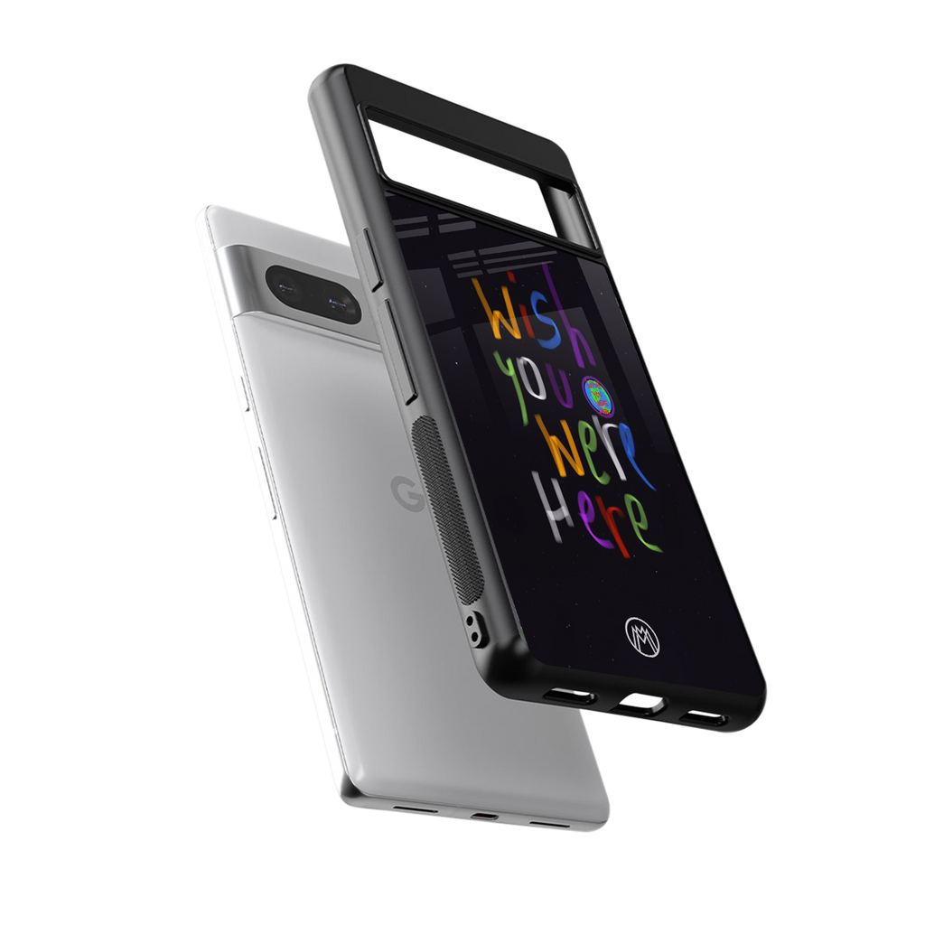 wish you were here back phone cover | glass case for Google Pixel 7A