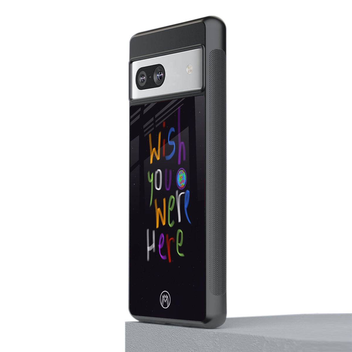 wish you were here back phone cover | glass case for Google Pixel 7
