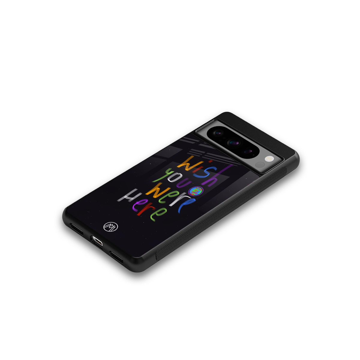 wish you were here back phone cover | glass case for google pixel 8 pro