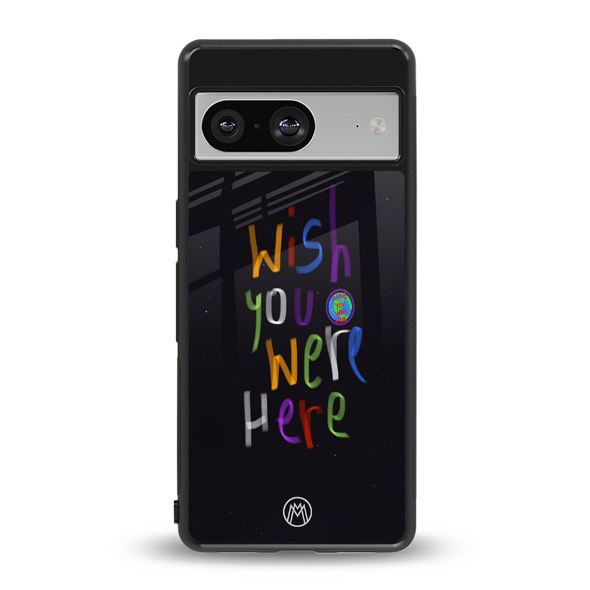 wish you were here back phone cover | glass case for Google Pixel 8