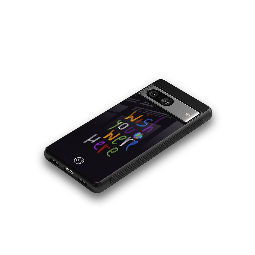 wish you were here back phone cover | glass case for Google Pixel 8