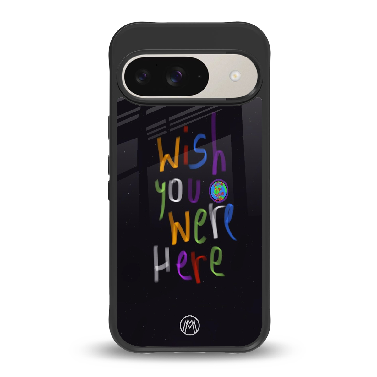wish you were here back phone cover | glass case for google pixel 9