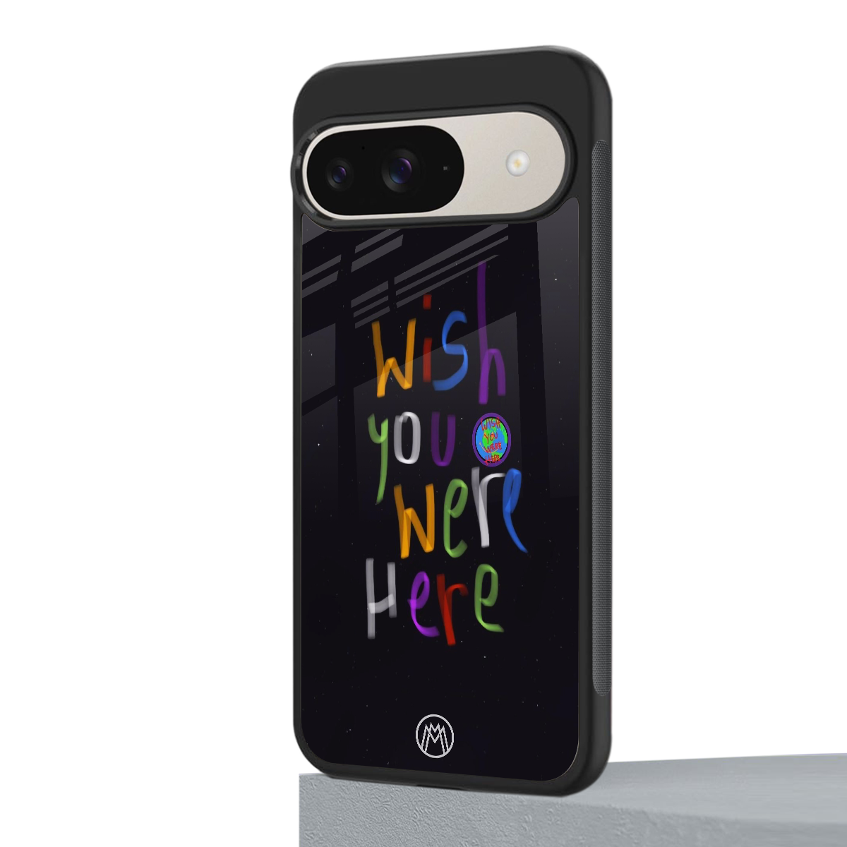 wish you were here back phone cover | glass case for google pixel 9