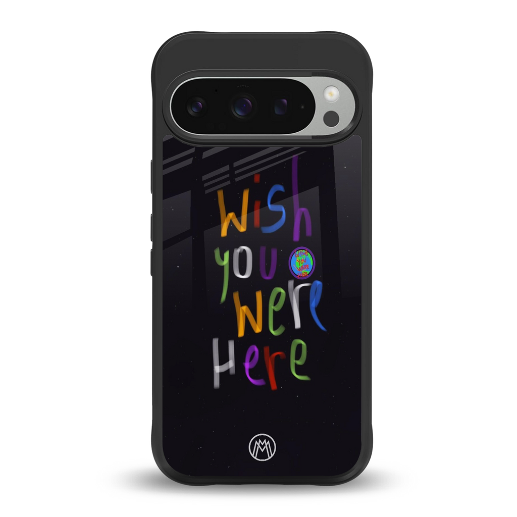 wish you were here back phone cover | glass case for google pixel 9 pro