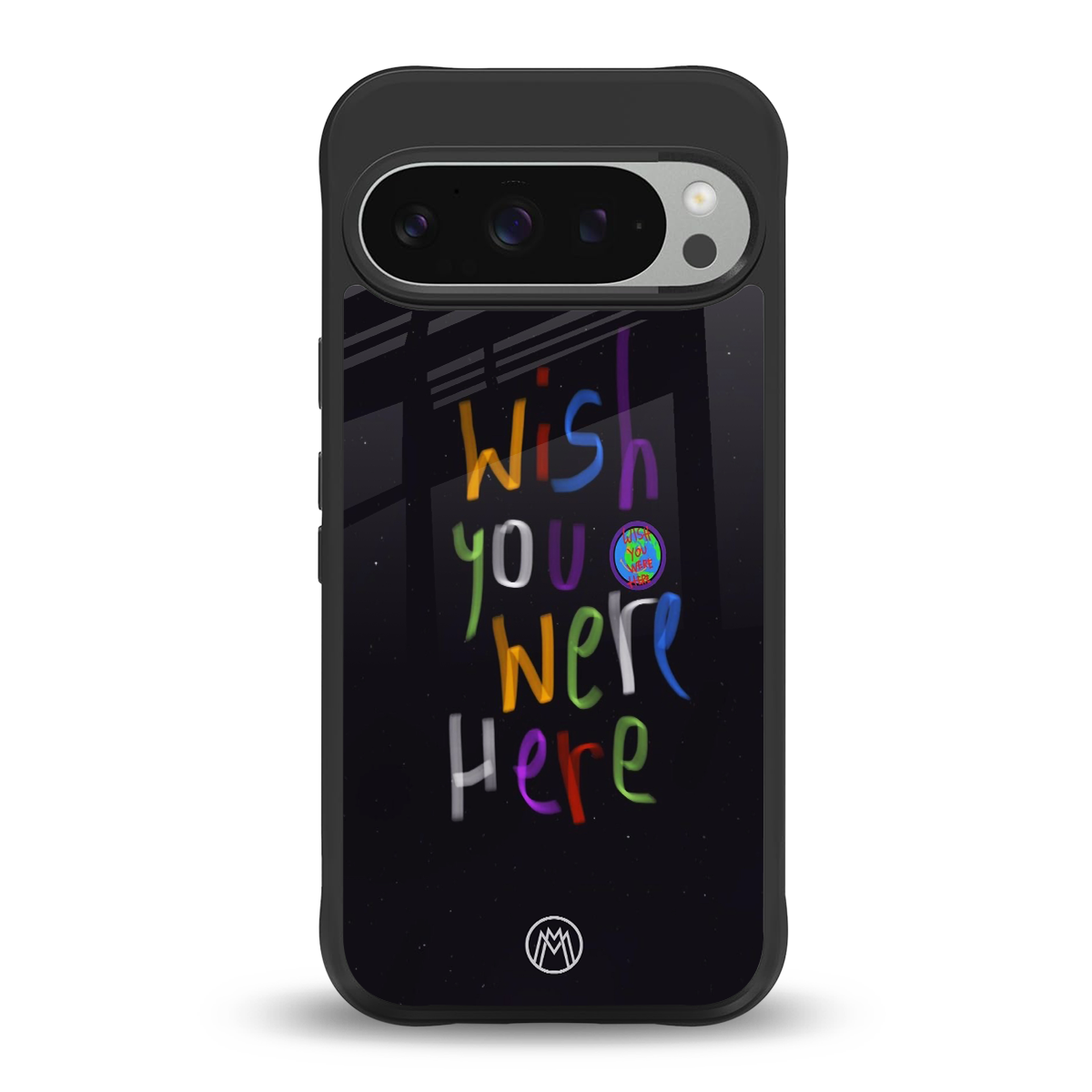 wish you were here back phone cover | glass case for google pixel 9 pro xl