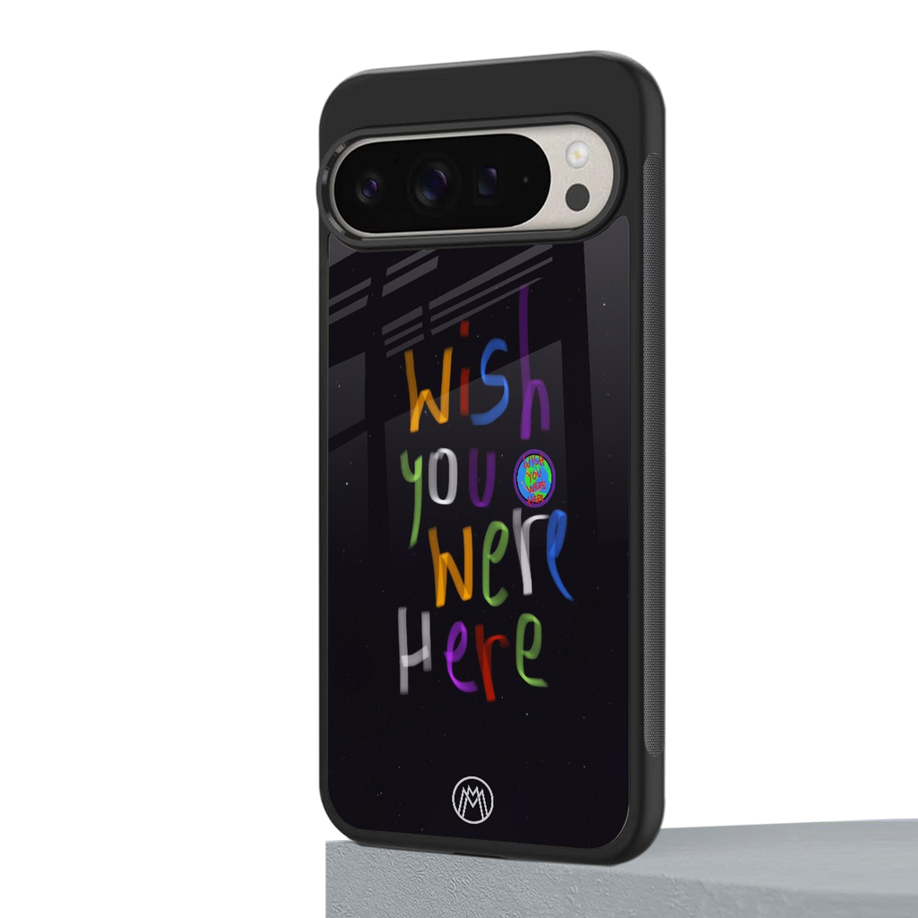 wish you were here back phone cover | glass case for google pixel 9 pro