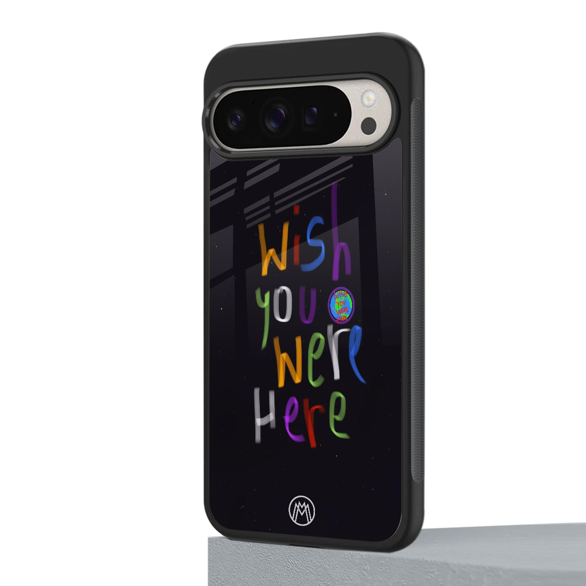wish you were here back phone cover | glass case for google pixel 9 pro xl