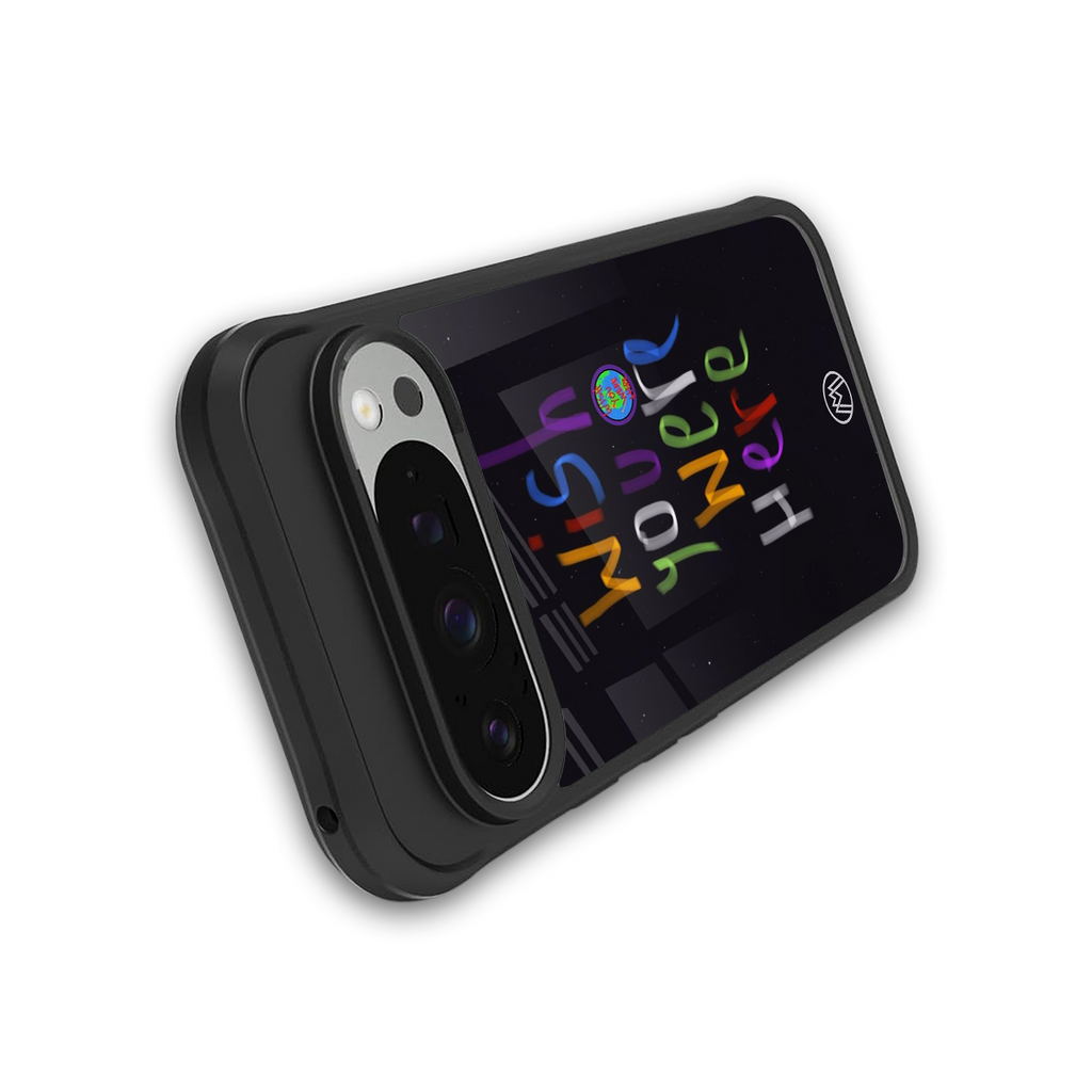 wish you were here back phone cover | glass case for google pixel 9 pro xl