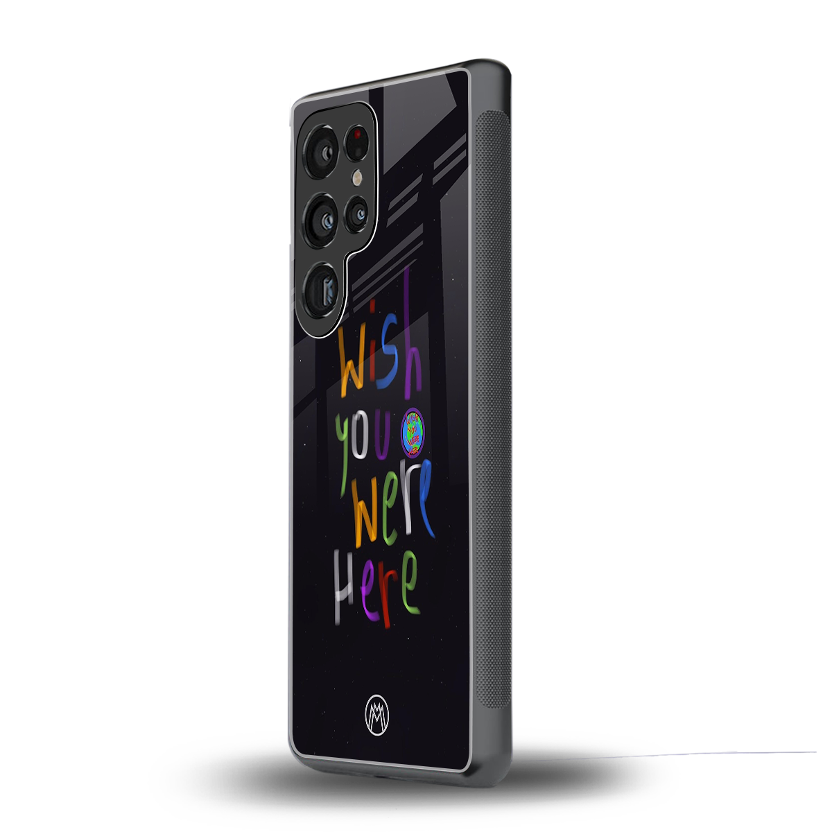 wish you were here back phone cover | glass case for samsung galaxy s25 ultra