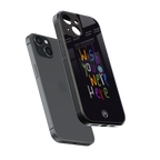 wish you were here back phone cover | glass case for iphone 15