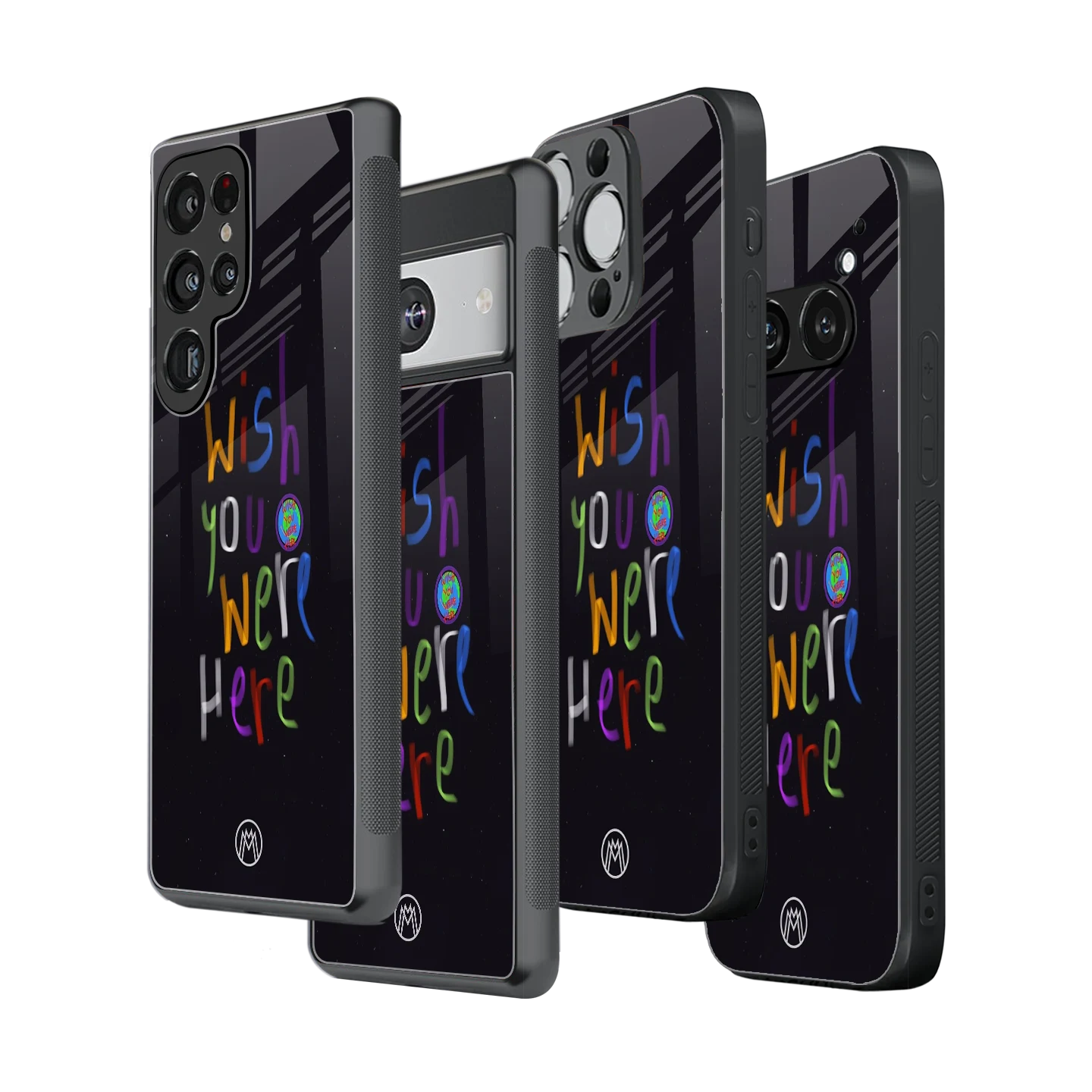 Stylish Glass Back Case for All Smartphones – iPhone, Samsung, OnePlus, Pixel, Redmi, Oppo, Vivo, Motorola