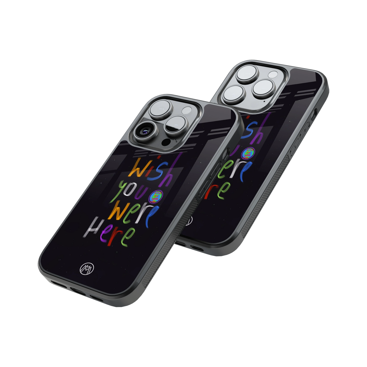 Protective Glass Back Phone Case Compatible with iPhone, Samsung, OnePlus, Pixel & More