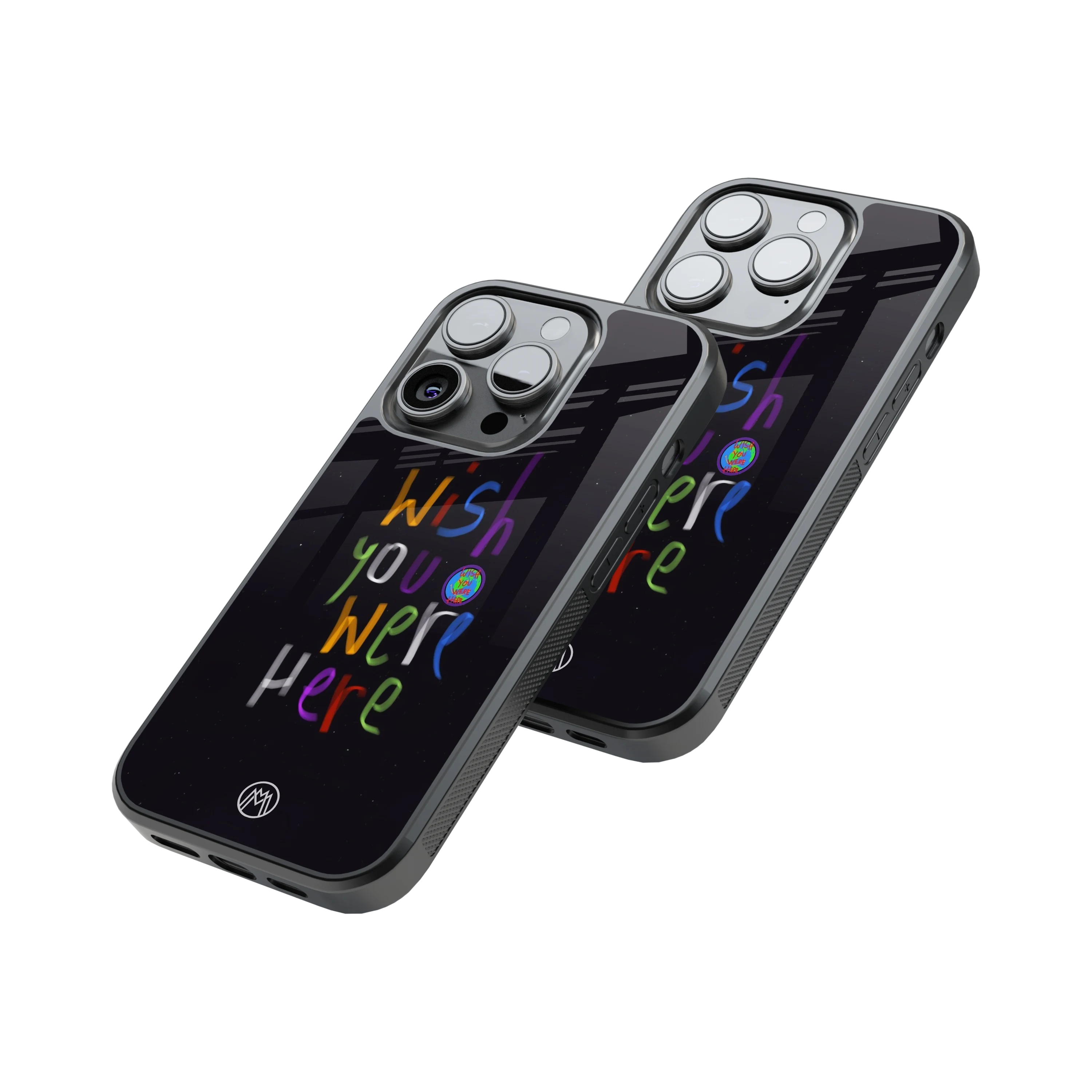 Protective Glass Back Phone Case Compatible with iPhone, Samsung, OnePlus, Pixel & More