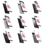 Durable Glass Back Mobile Case for iPhone, Samsung, OnePlus, Google Pixel, Redmi, Vivo, Oppo