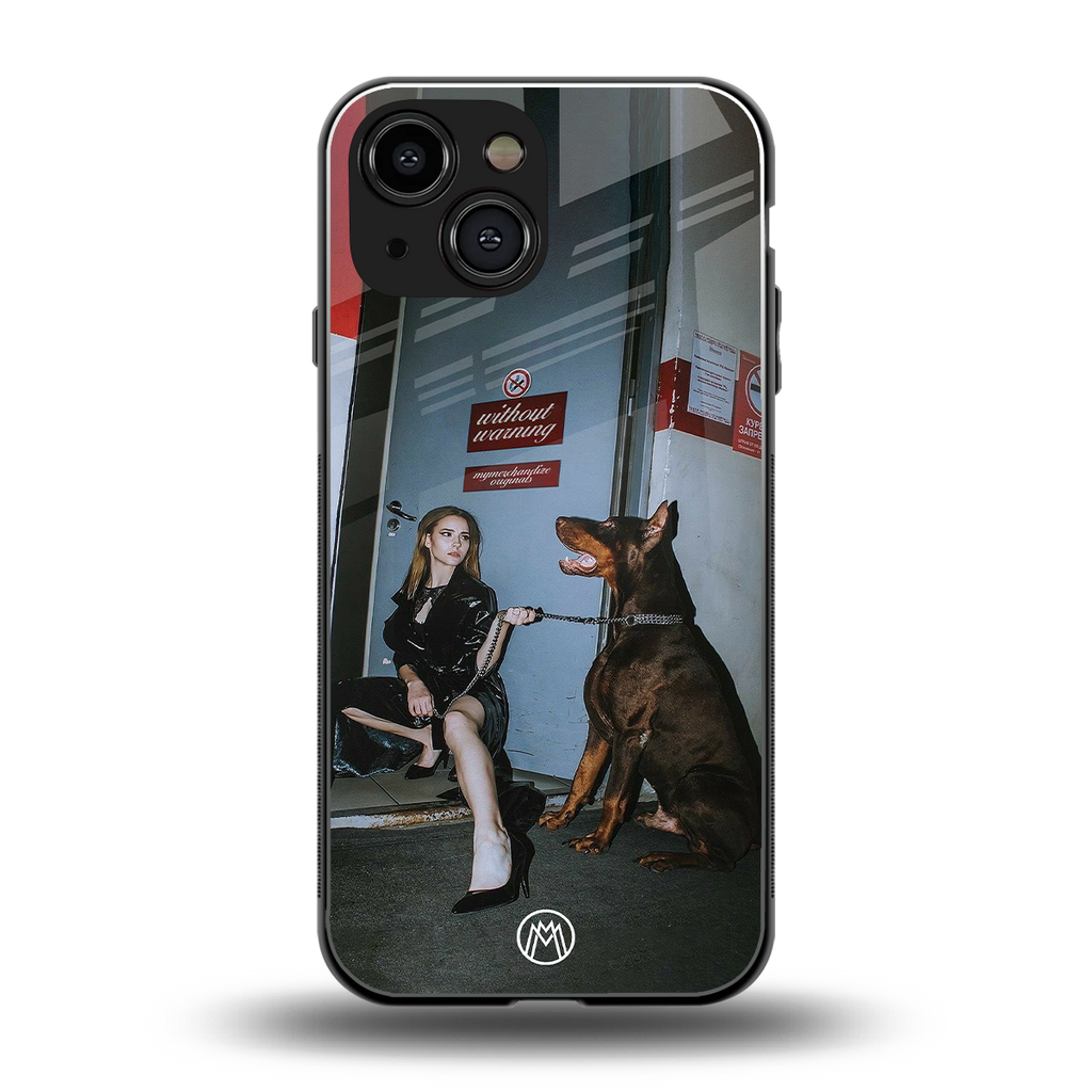 without warning back phone cover | glass case for iphone 13 mini